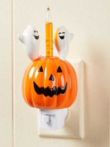 Halloween Ghost and Jack-o'-Lantern Night-Light