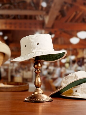 Men's Authentic Cricket Hat for Men and Women - Canvas White - Medium - The Vermont Country Store