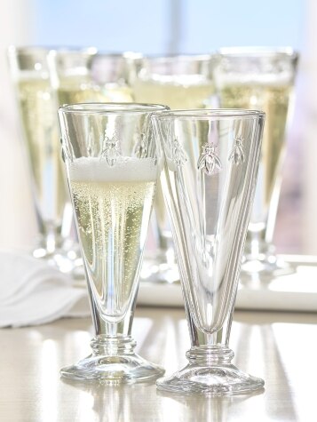 Set of French Champagne Glasses