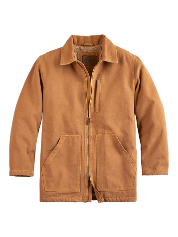 Orton Brothers Sherpa-Lined Cotton Duck Canvas Jacket