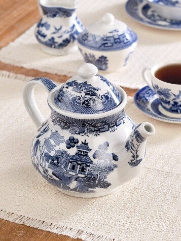 Blue Willow Teapot