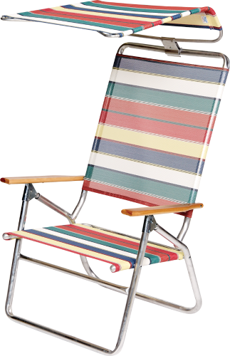 beach chair with canopy and footrest
