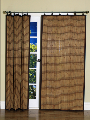 bamboo curtain panels outdoor lowes
