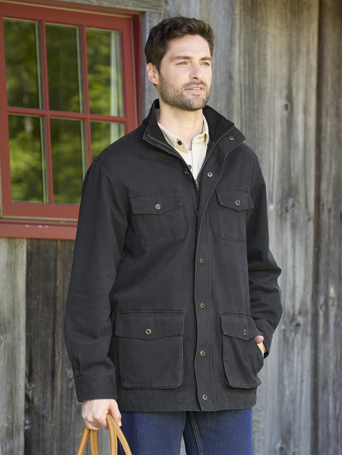 Men sales barn coat