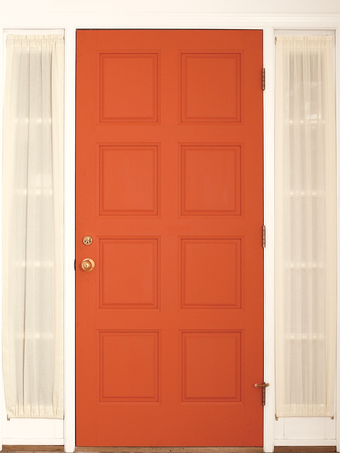Vertical Stripe Sidelight Door Curtain Panel