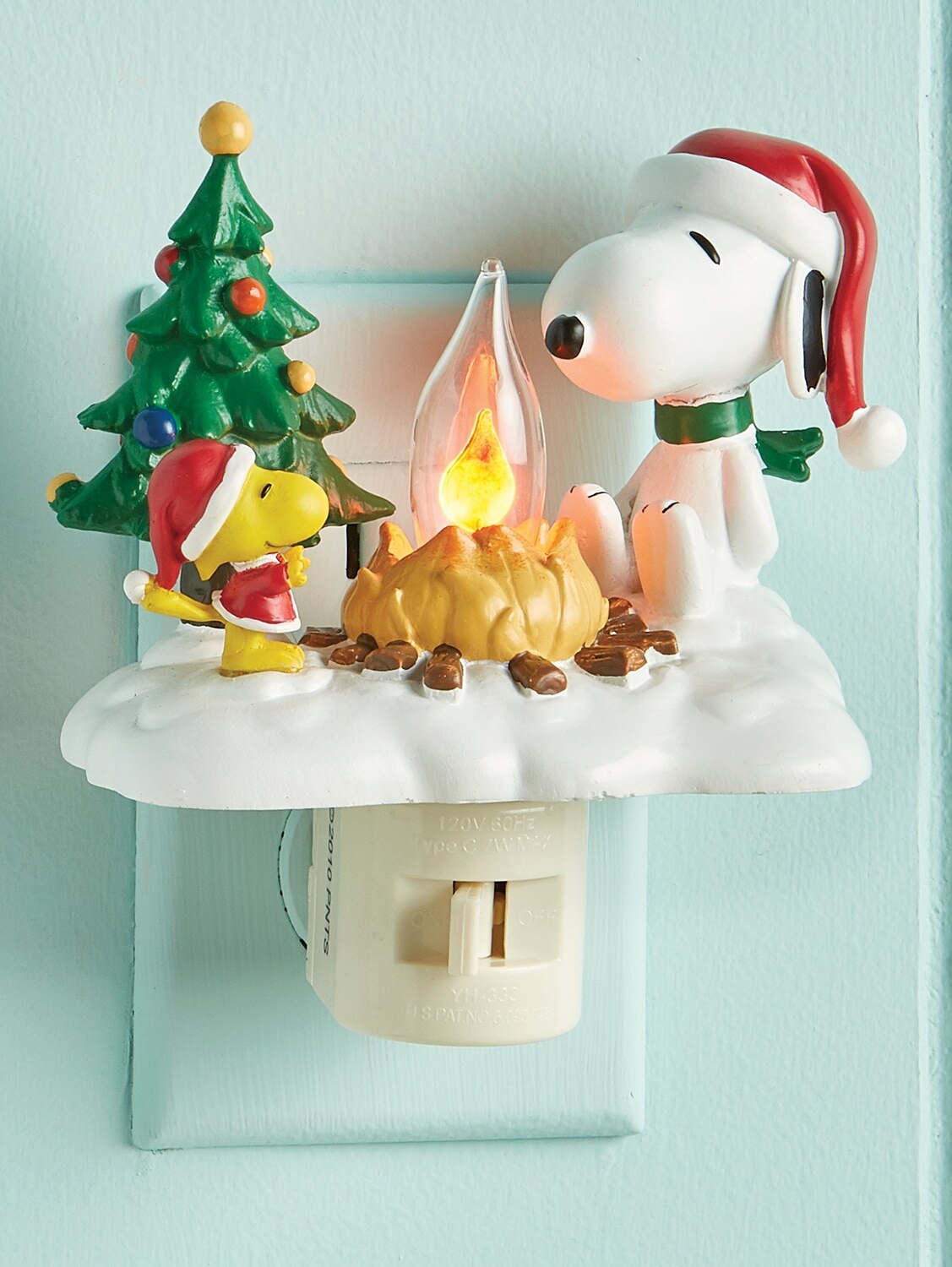 Snoopy And Woodstock Night Light Peanuts Christmas Night Light