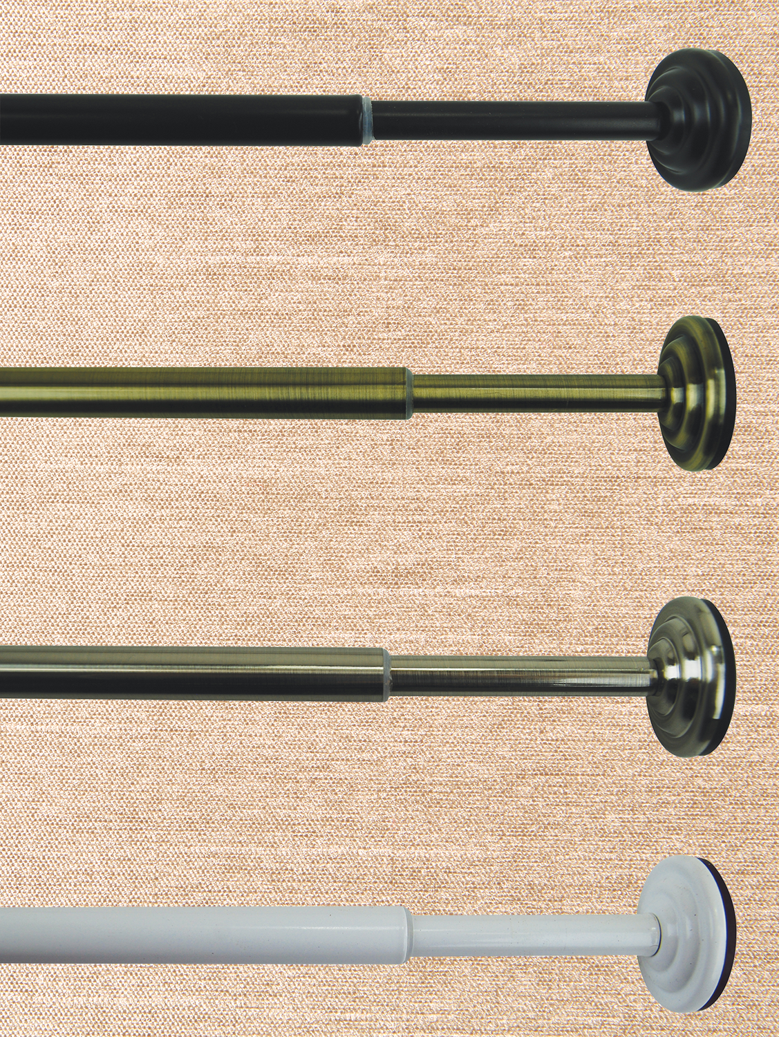 Mini Tension Rod Spring Loaded Curtain Rod