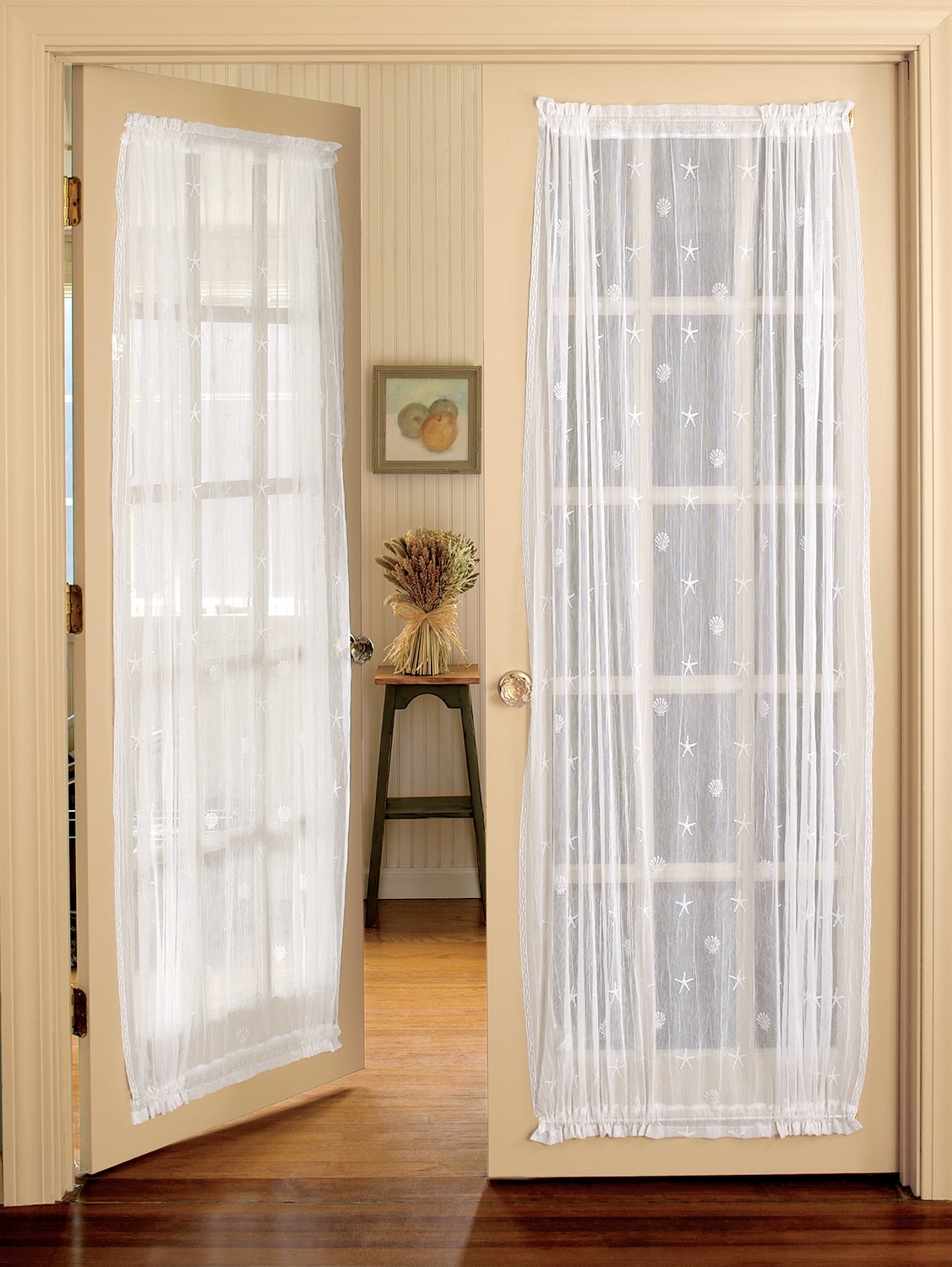 Seaside Lace Door Panel Curtain Vermont Country Store