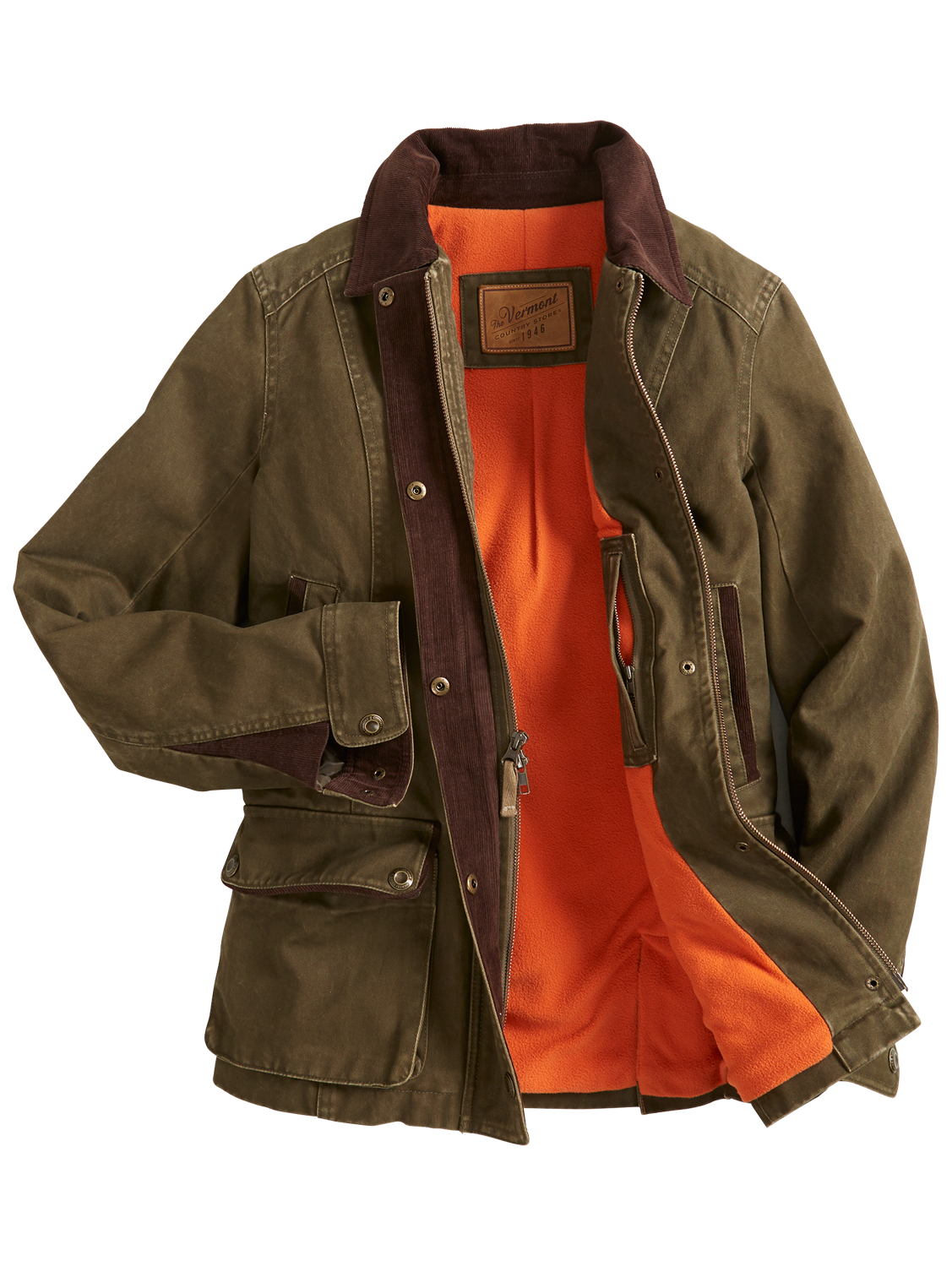 Womens Barn Jacket Cotton Twill Coat
