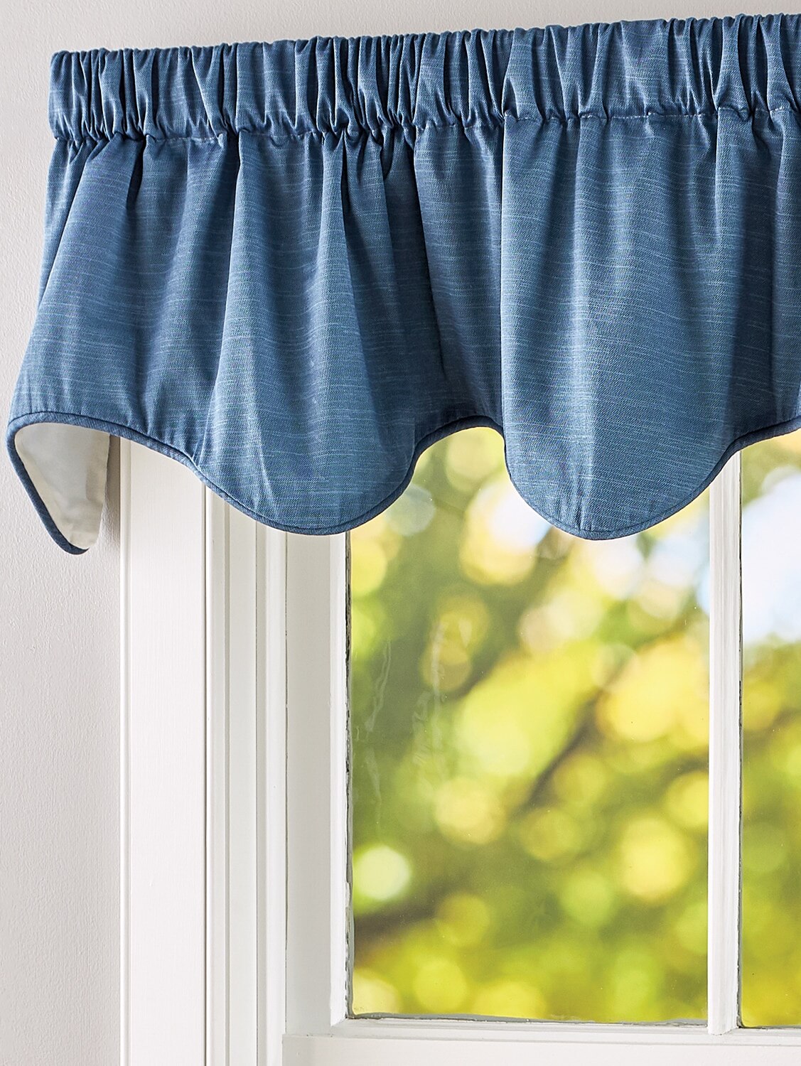 Weaver S Cloth Scalloped Valance Vermont Country Store