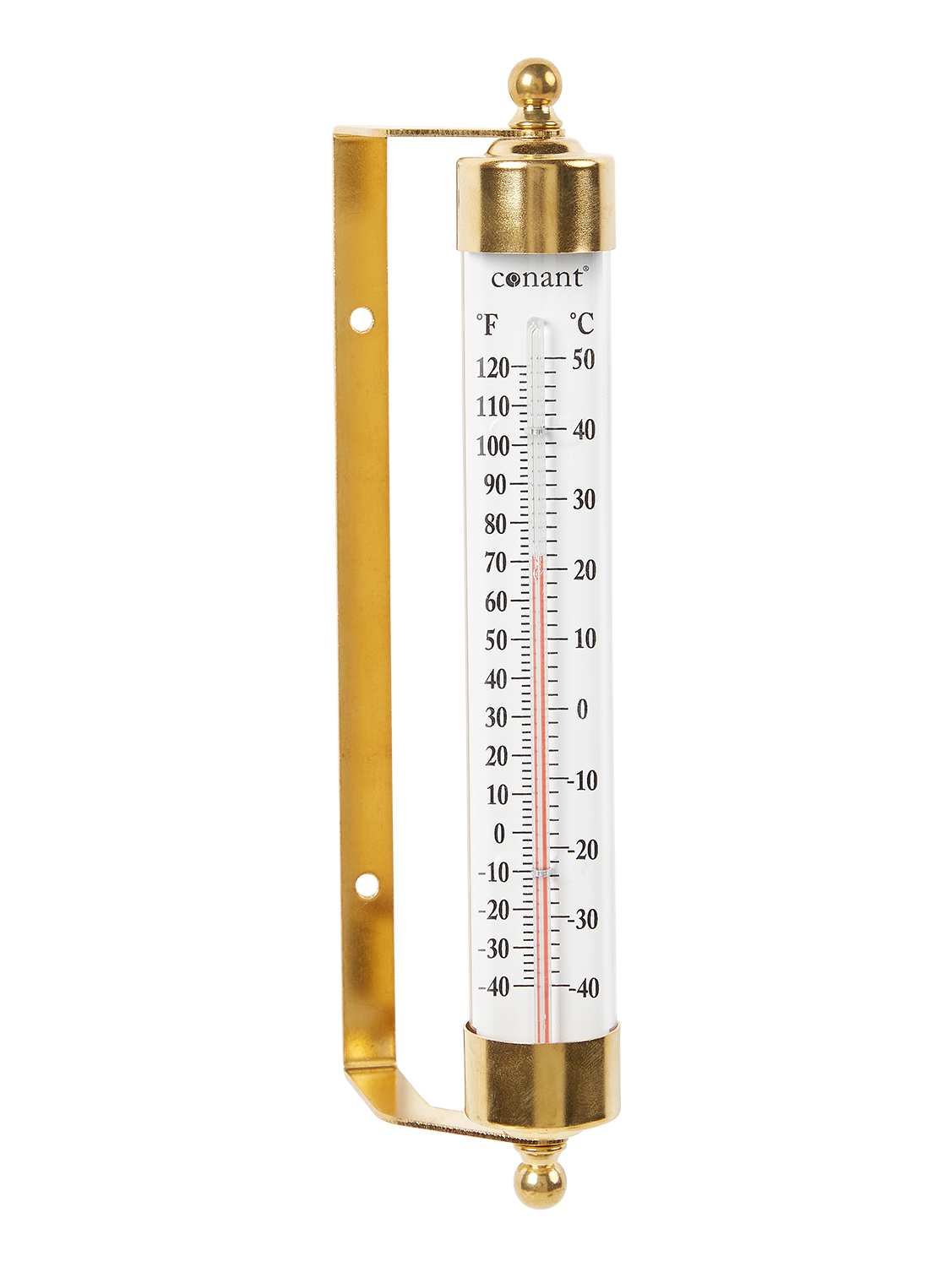 Brass outdoor thermometer with angel Home & Living Ornaments & Accents