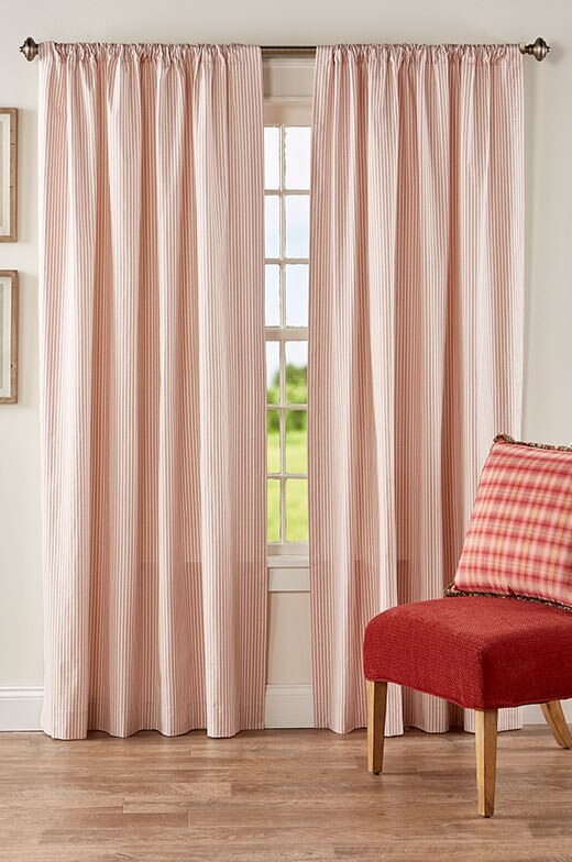 Country Curtains Window Curtain, Sheer Pink Curtains Target