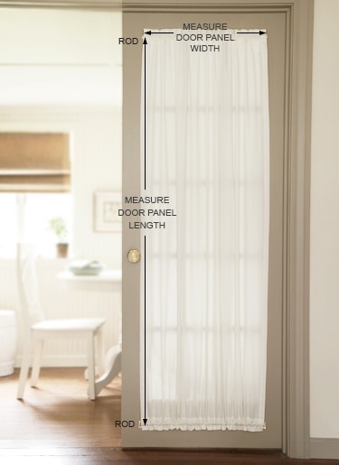 How To Measure For Door Panel Curtains, How Do You Measure Patio Doors For Curtains