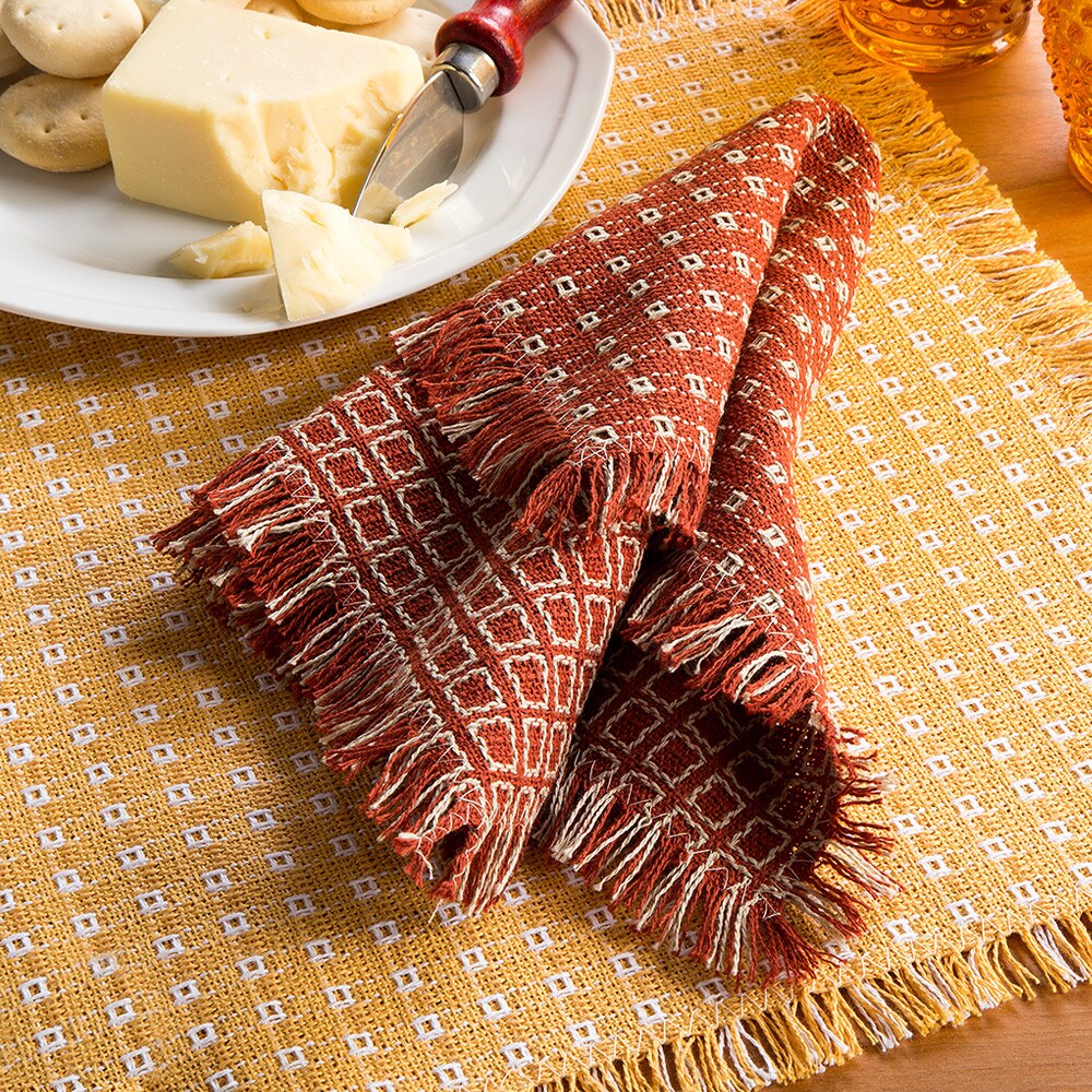 Mountain Weave placemat and napkin
