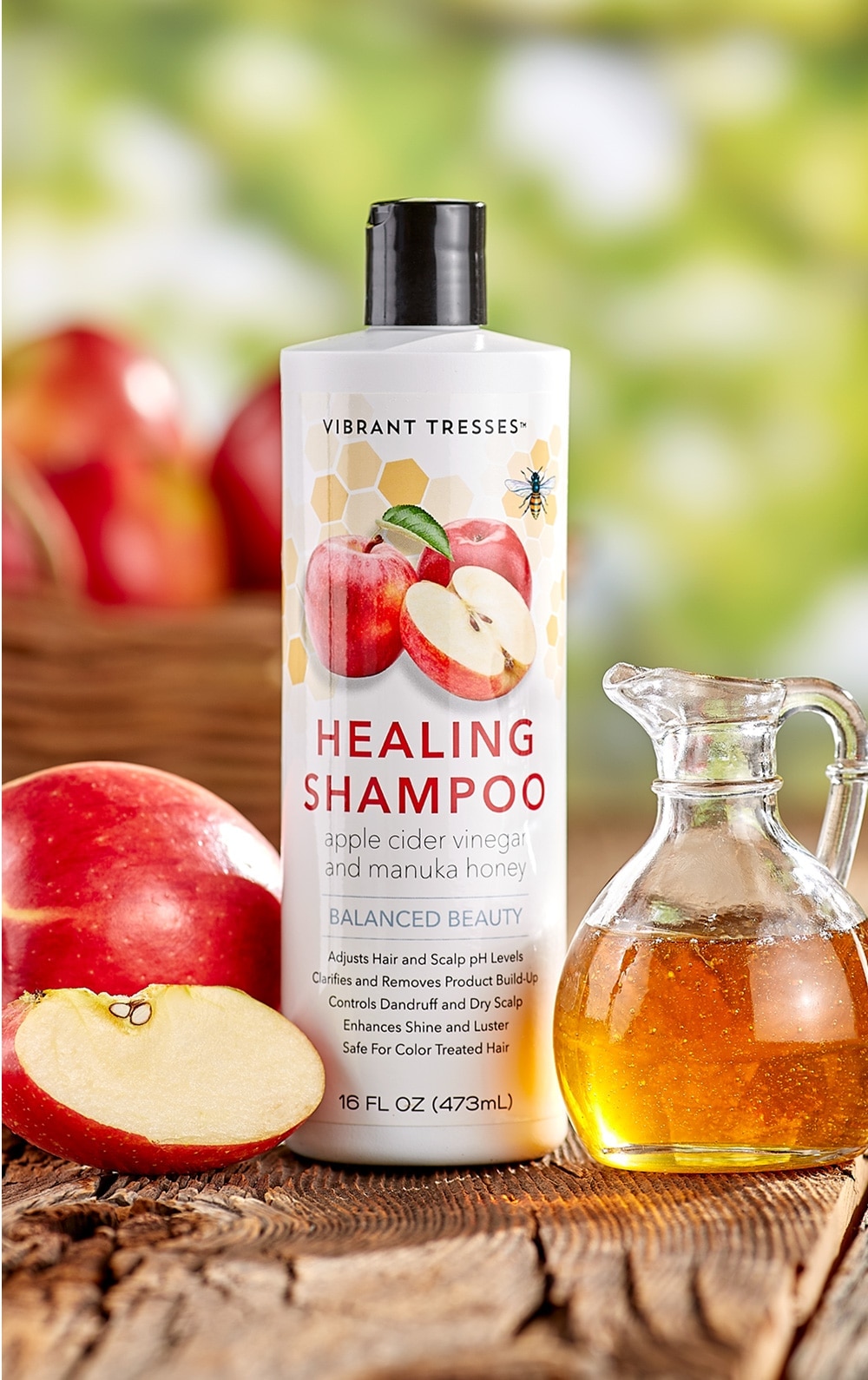Healing Shampoo made with apple cider vinegar