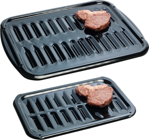 Enameled Broiler Pan Two-Piece Set, In 2 Sizes