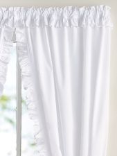 Wide Ruffled Priscilla Curtain Tiers