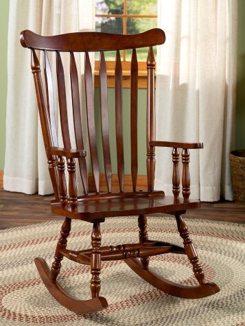 Traditional Solid Wood Rocking Chair