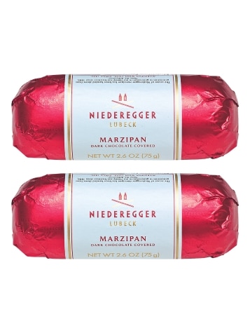 Niederegger Dark Chocolate Covered Marzipan, 2 Bars