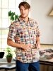 Orton Brothers Madras Patch Short-Sleeve Shirt