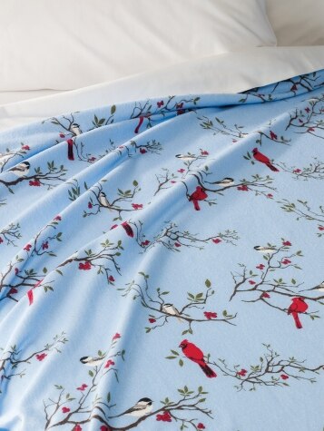 Portuguese Cotton Flannel Print Sheet-Blanket