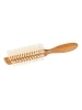 Kent Cherrywood Natural Bristle Half-Round Hairbrush