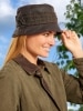 Women's Irish Bucket Hat With Tweed Accents