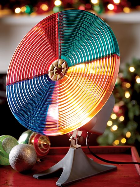 Rotating Color Wheel 4 Color Wheel Silver Christmas Tree With Color Wheel