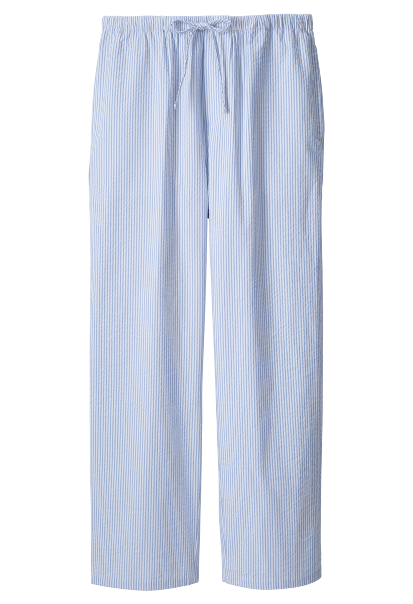Men's Classic Stripe Cotton Seersucker Sleep Pants