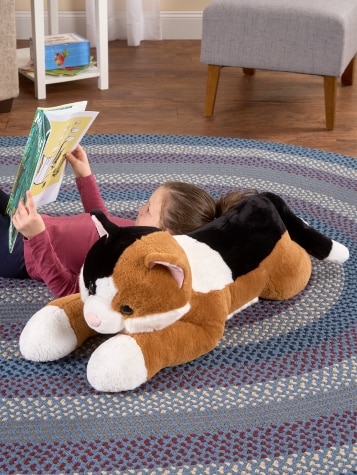 Life size cat stuffed animal sales