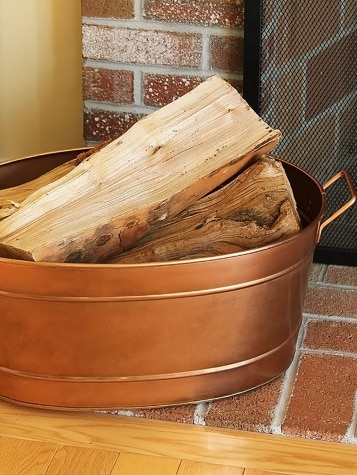 Copper-Plated Storage Tub