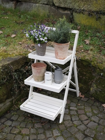 Country Charm Stepped Plant Stand