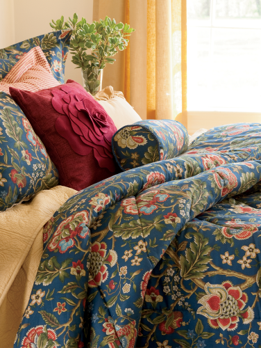 Cotton Floral Tapestry Print Comforter Vermont Country Store