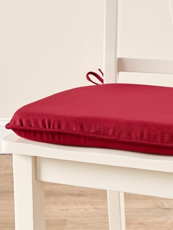 Never-Flatten Tufted Corduroy Bench Cushion, In 2 Sizes