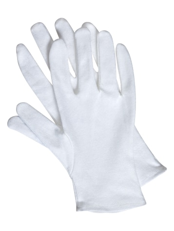 Cotton-Knit Sleeping Gloves, 3 Pairs