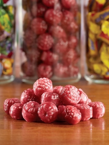 Filled Raspberry Hard Candy, 1.5 Pound  Bag