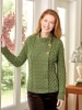 Women's Irish Supersoft Wool Asymmetrical Cardigan