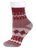 Women's Fleece Cabin Slipper Socks, 2 Pairs