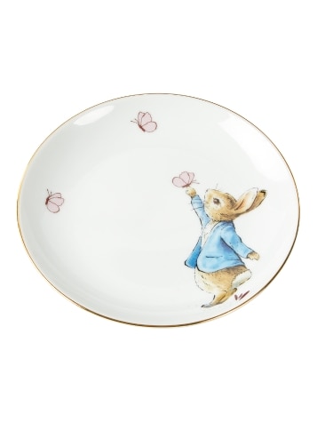 Peter Rabbit Porcelain Appetizer/Dessert Plate, Set of 4