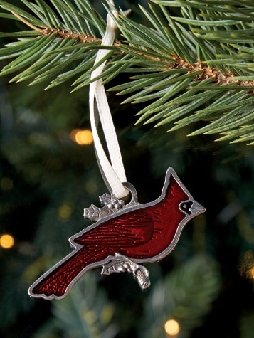 Danforth Pewter Cardinal Ornament