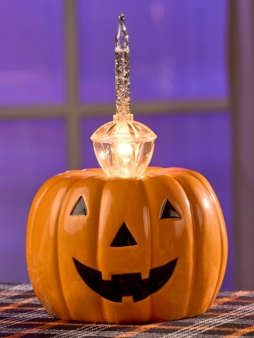 Halloween Jack-o'-Lantern Bubble-Light