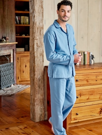 Men's Super-Soft Portuguese Cotton Flannel Pajamas