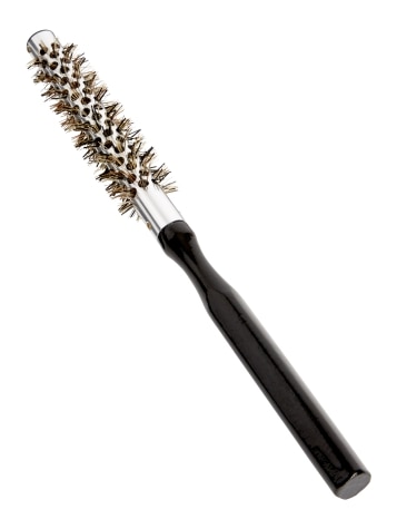 Mini 3/4 Inch Round Mixed Bristle Hairbrush