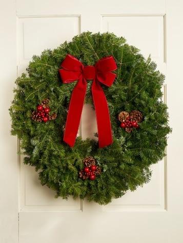 Classic 30 Inch Fresh Balsam Christmas Wreath