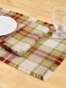 Hartland Fall Plaid Mountain Weave Placemat