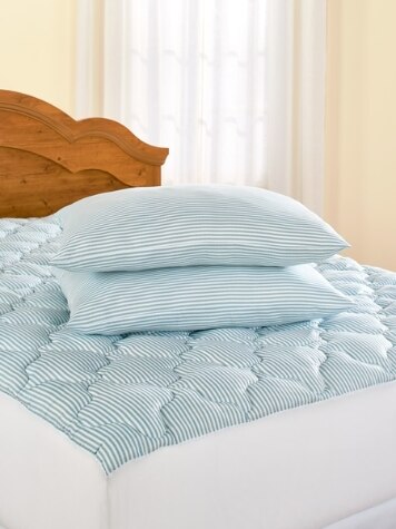 Classic Ticking Stripe Standard Pillow, Set of 2
