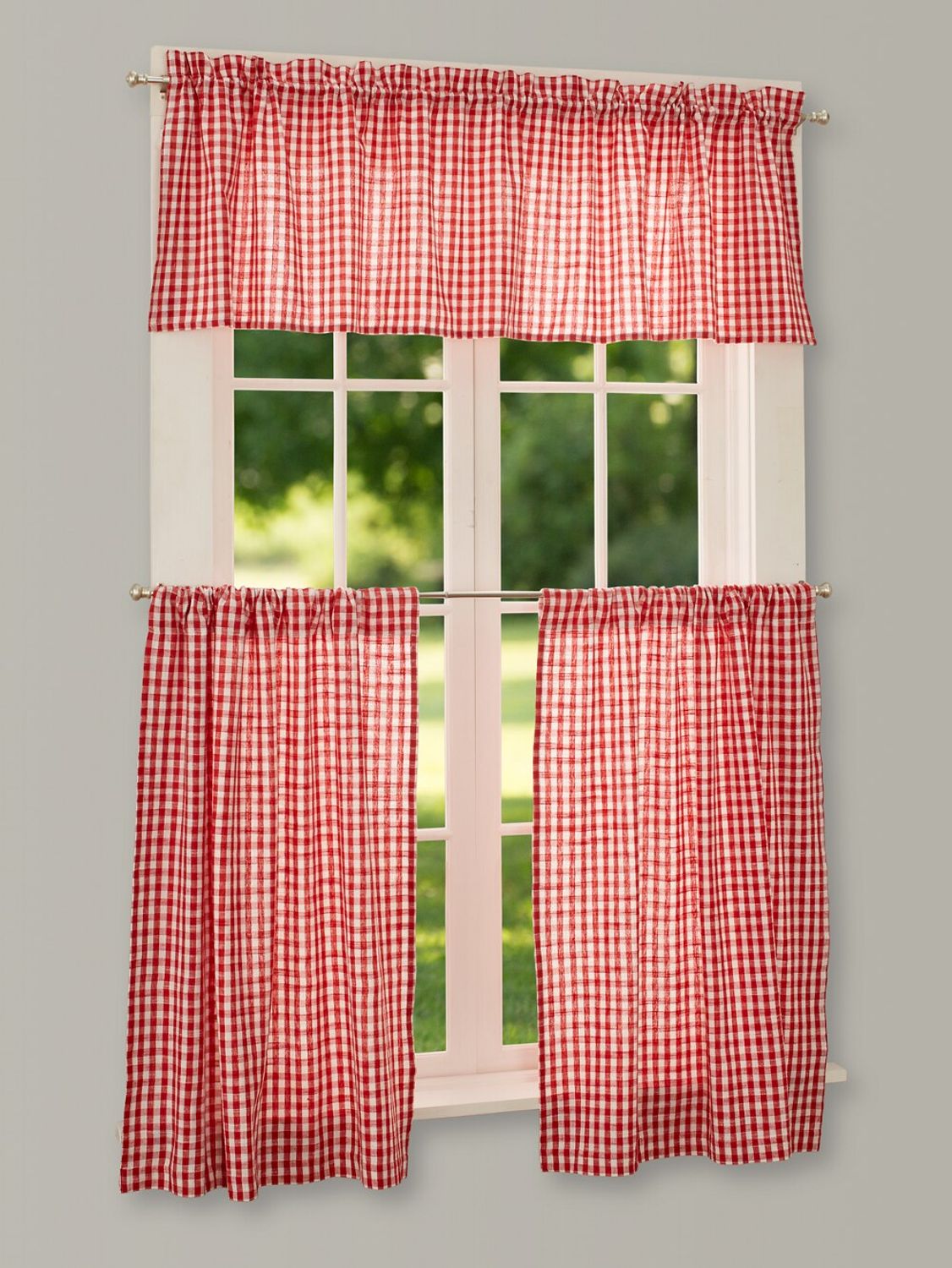 Gingham Tier Curtains Checkered Window Panels Gingham Tier Curtains Checkered Window Panels