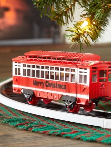 Two-Way Train Around the Tree, Christmas Setting