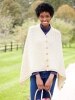 Women's Irish Supersoft Wool Convertible Poncho