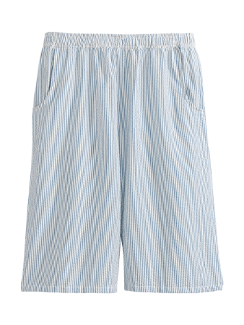Women's Cotton Seersucker Pull-On Shorts